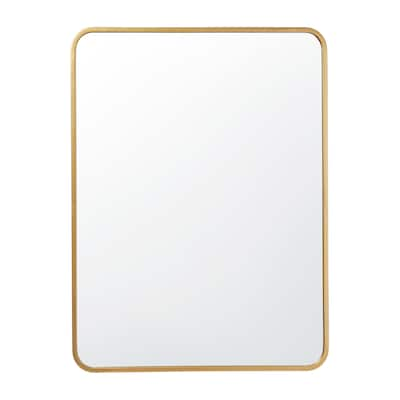 Flash Furniture Jada Decorative Wall Mirror, 40" x 30" Matte Gold (HMHD22M198YBNGD)