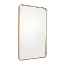 Flash Furniture Jada Decorative Wall Mirror, 24 x 36 Matte Gold (HMHD22M199YBNGD)