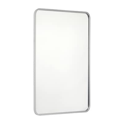Flash Furniture Jada Decorative Wall Mirror, 24 x 36 Matte Silver (HMHD22M199YBNSV)