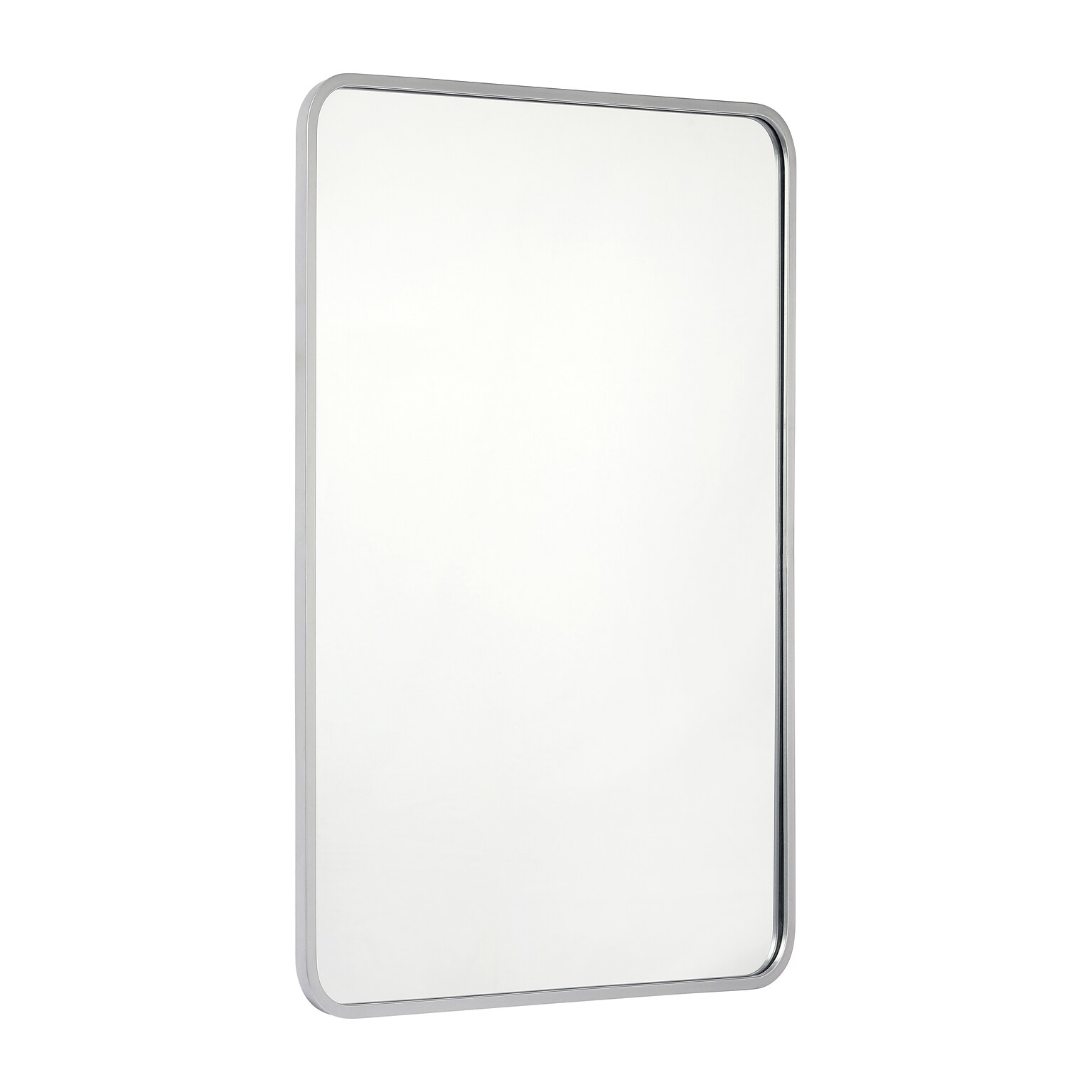 Flash Furniture Jada Decorative Wall Mirror, 24 x 36 Matte Silver (HMHD22M199YBNSV)