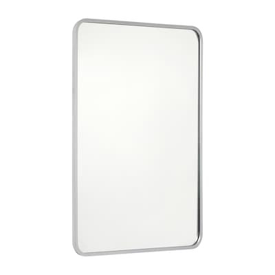 Flash Furniture Jada Decorative Wall Mirror, 40" x 30" Matte Silver (HMHD22M198YBNSV)
