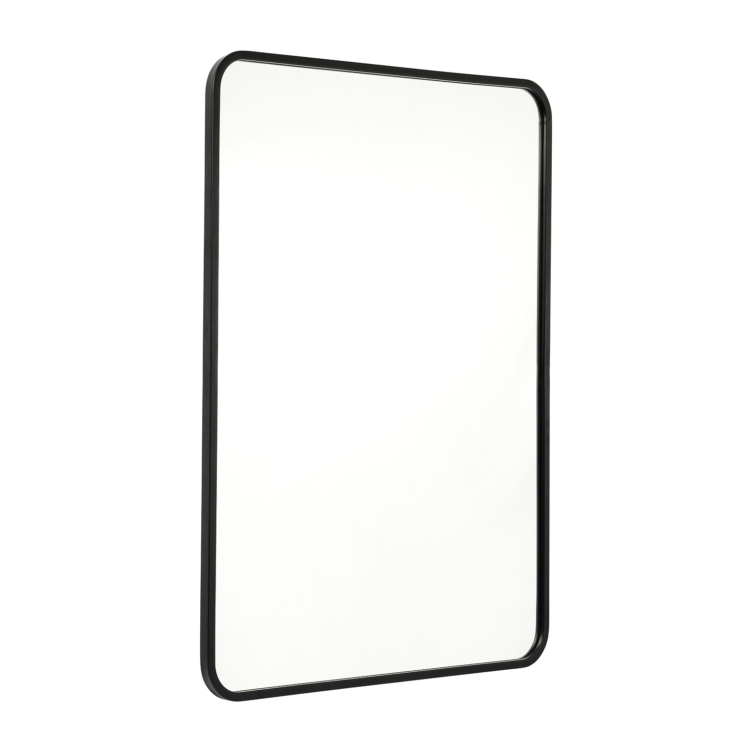 Flash Furniture Jada Decorative Wall Mirror, 24 x 36 Matte Black (HMHD22M199YBNBK)
