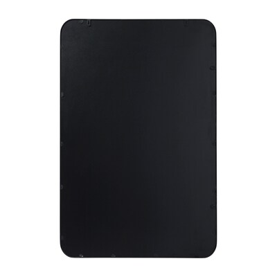 Flash Furniture Jada Decorative Wall Mirror, 24" x 36" Matte Black (HMHD22M199YBNBK)
