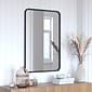 Flash Furniture Jada Decorative Wall Mirror, 24" x 36" Matte Black (HMHD22M199YBNBK)