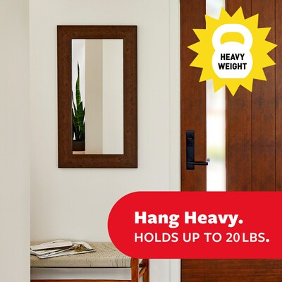 Command Extra Large Hanging Strips, 20 lb., White, 16/Pack (17217-16NA)