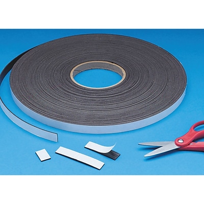 Magnum Magnetics Corporation, Magnet Strip With Adhesive 100Ft Roll, (C060ASIA0.500N000001003GS)