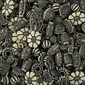 S&S Worldwide Old World Bead Mix Black/Ivory, I lb. Bag  (CF-13770)