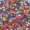 S&S Worldwide Faceted Acrylic Gemstones 1/2Lb Mix (STK-207)