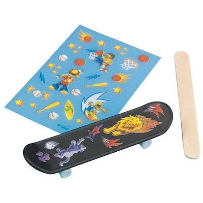 S&S Worldwide Mini Finger Skateboard, 12/Pack (CF-11265)