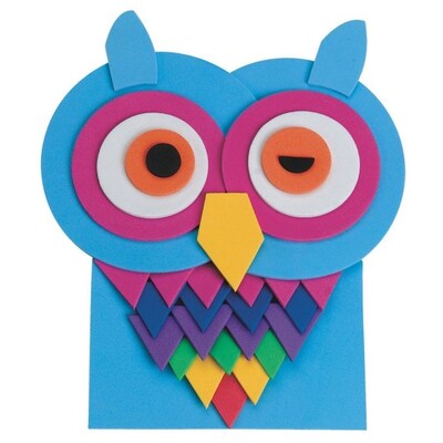S&S Worldwide, Winking Owl Foam Kit Pk/12, (CE4627)
