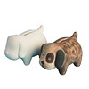 S&S Worldwide Color Me Ceramic Bisque Puppy Banks, Pack of 12 (CM196)