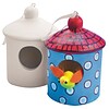 S&S Worldwide Color Me Ceramic Bisque Birdhouse Pack of 12 (A-9683-D2)