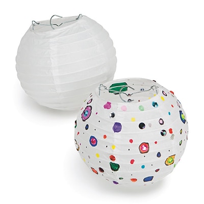 S&S Worldwide Color Me Paper Lanterns, Pack of 24 (CM215)