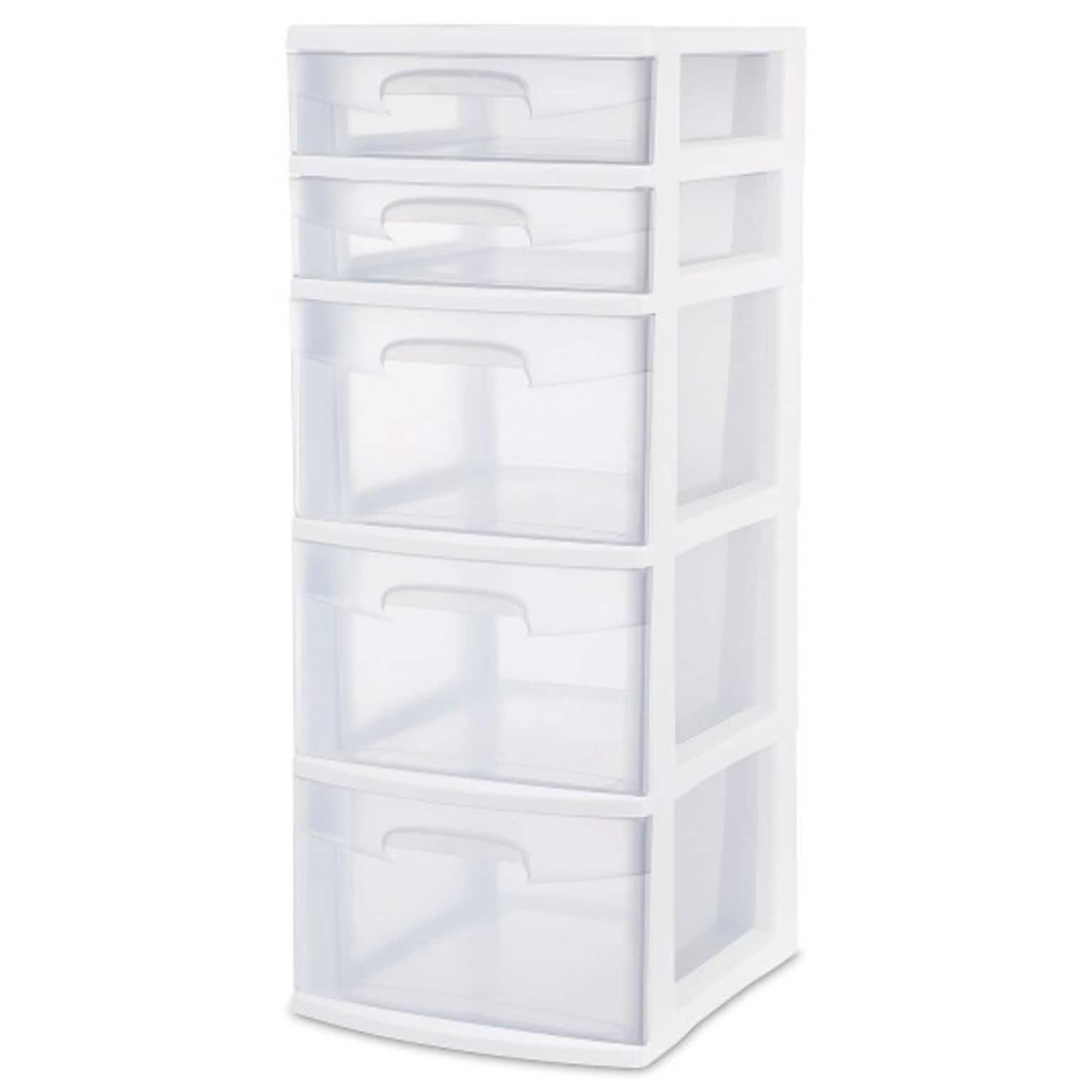 Sterilite Corportation, Five Drawer Storage Tower, (28958002)