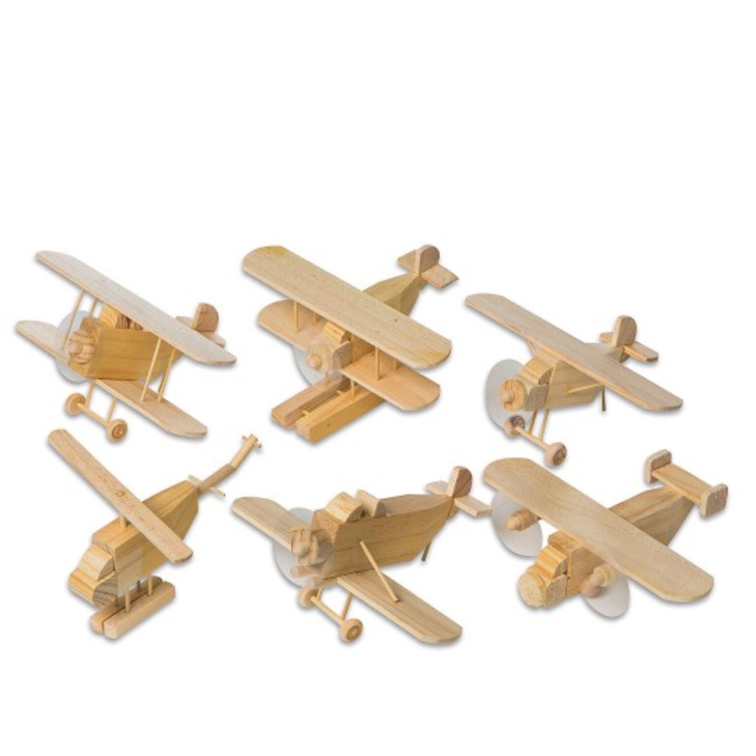 S&S Worldwide Antique Air Fleet Craft Kit, 6/Pk (GA7518)