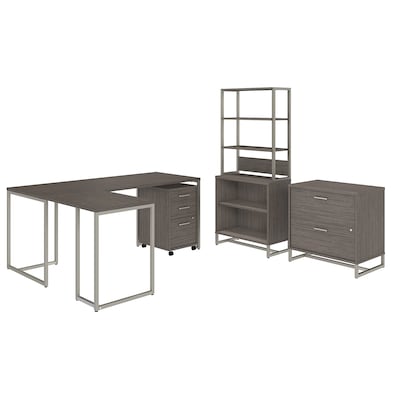 Office By Kathy Ireland Method 72w L Shaped Desk With 30w Return