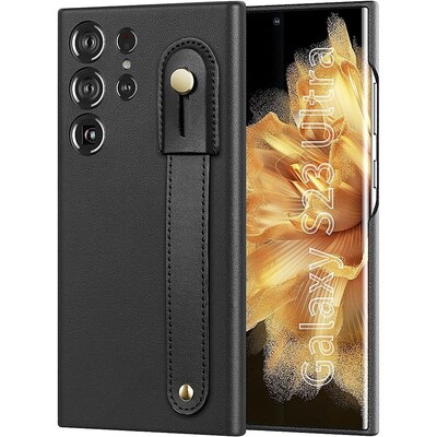 Saharacase FingerGrip Series Black Case for Samsung Galaxy S23 (CP00410)