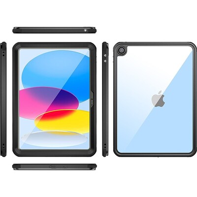 SaharaCase Water-Resistant Case for iPad 11'' (A16) and iPad 10.9" (10th Gen), Black (TB00271)