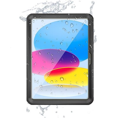SaharaCase Water-Resistant Case for iPad 11'' (A16) and iPad 10.9" (10th Gen), Black (TB00271)