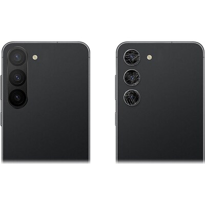 SaharaCase ZeroDamage Camera Lens Protector for Samsung Galaxy S23/S23+, Black, 2/Pack (ZD00110)