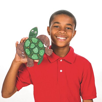 S&S Worldwide Myrtle The Turtle Craft Kit, 24/Pack (CF-13092)