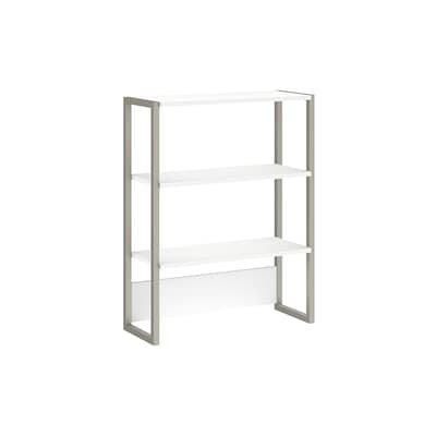 Office by kathy ireland® Method Bookcase Hutch, White, Installed (KI70206FA)