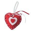 S&S Worldwide Stitched Felt Heart Ornament Kit, 12/Pack (CF-13705)