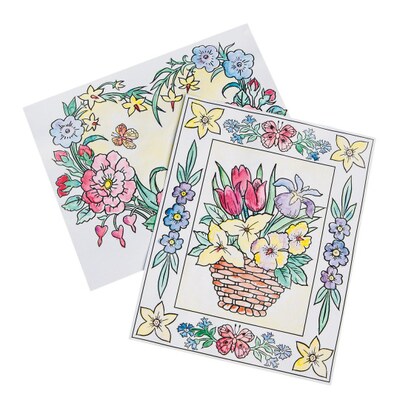 Wing Art Supplies Co Ltd, Easy Way Pictures  Florals Pk24, (GP3225)