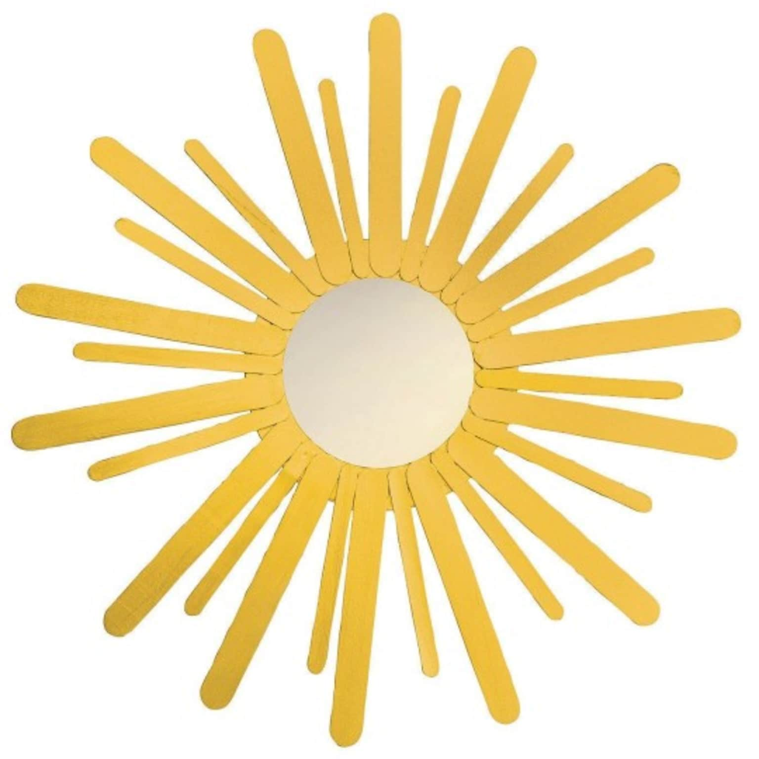 S&S Worldwide Sunburst Mirror Craft Kit, Pack of 12 (GP3230)