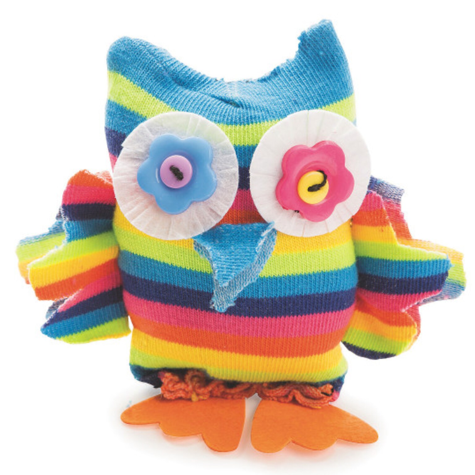 S&S Sock Owl Craft Kit, 12/Pack (CF-14092)