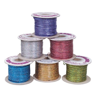 Pepperell Braiding Company, Lace Holographic Asrt Pk/12, (RBS50PACK12)
