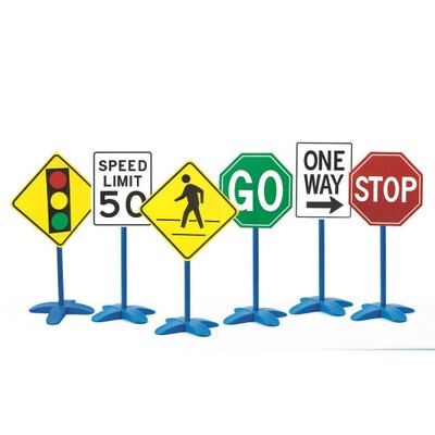 S&S Worldwide, Traffic Signs Set Of 6, (EDX69110)