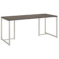 Office by kathy ireland® Method 72W Table Desk, Cocoa, Installed (KI70107KFA)