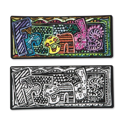 S&S Worldwide, Velvet Art Magnets Pk24, (PS1382)