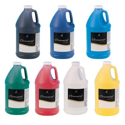 Chroma Acrylics Inc, Paint Chromacryl 64Oz Or Vermillion, (1411)