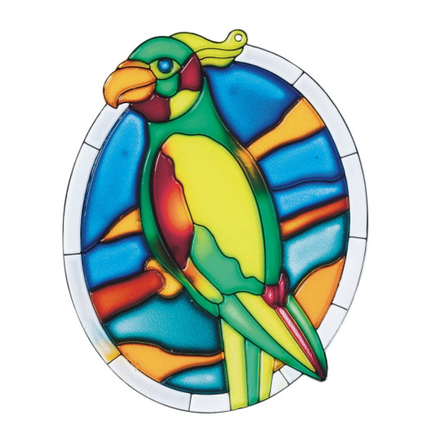 S&S Worldwide Suncatcher Parrot, 12/Pack (CF-1539)