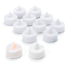 S&S Worldwide Faux Tea Lights Pack of 12 (SL7764)