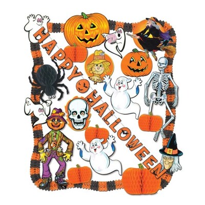 The Beistle Company Flame Resistant Halloween Decorating Kit (01605-F)