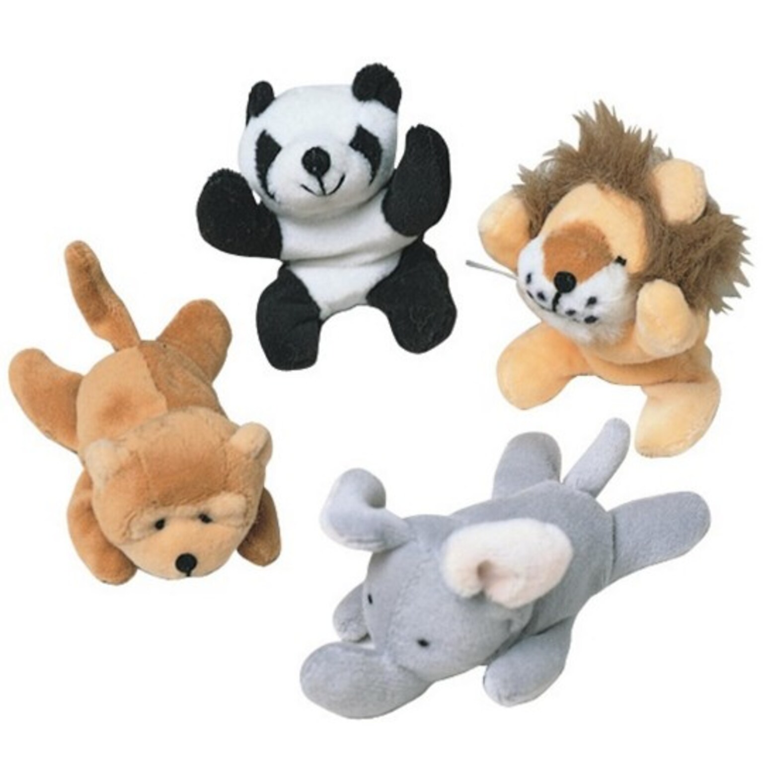 Us Toy Co Inc Mini Beanbag Animals Pack of 12 (FP68)