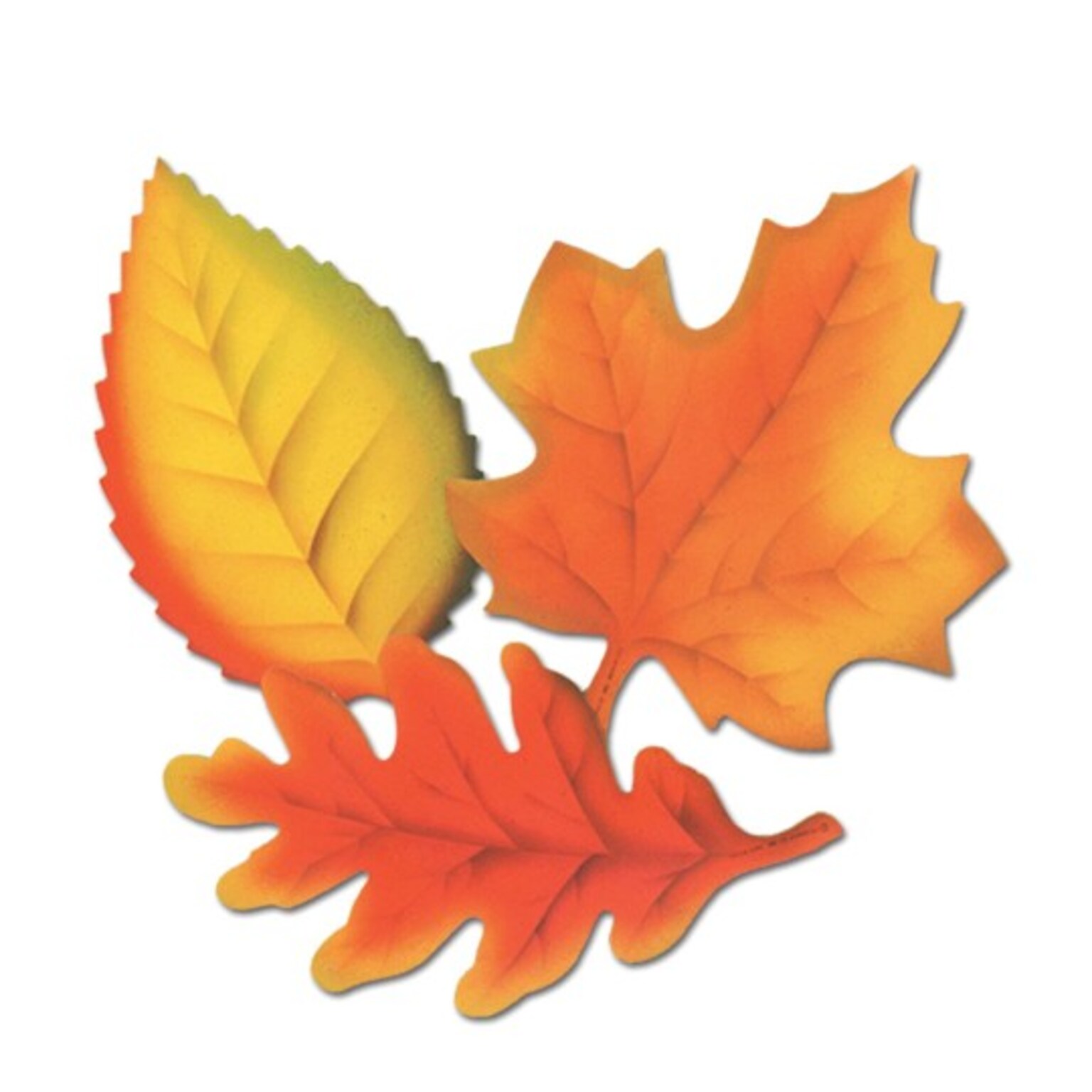 The Beistle Company Printed Leaves, 24/Pack (SS99093-SSW)