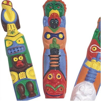 S&S Worldwide Totem Poles, 120/Carton (CF-2550A)