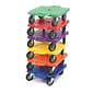 Spectrum Plastic Scooters, Assorted Colors, 6/Pack (W12944)