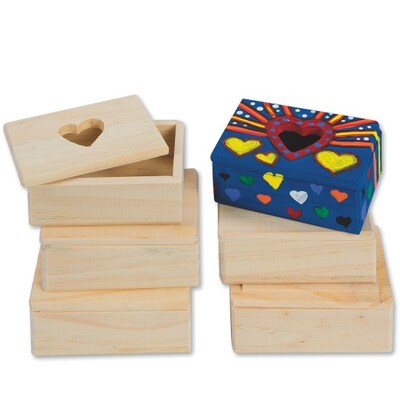 S&S Worldwide, Heart Cut Out Box Pk6, (PREV. WD3364)