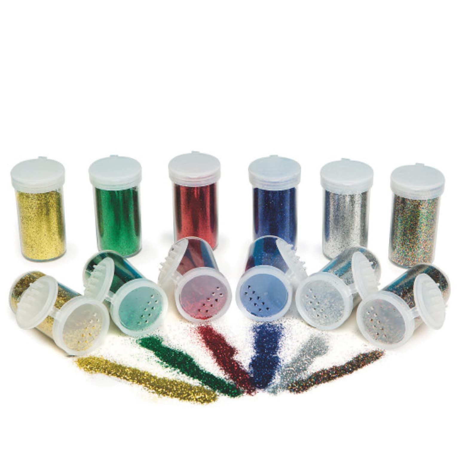 Wing Art Supplies Co Ltd, Color Splash Glitter 3/4Oz Asst Pk/12, (XM2823AS)