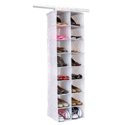 The Macbeth Collection Closet Candie Shoe Organizer, 16 Pocket, Ikat (M-77810-CC)