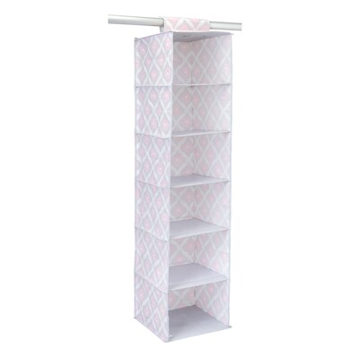 The Macbeth Collection Closet Candie Hanging Organizer, 6 Shelf, Ikat (M-77807-CC)