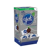 York Peppermint Patties Peppermint Dark Chocolate Candy Bar, 84 oz., 175/Box (HEC06643)