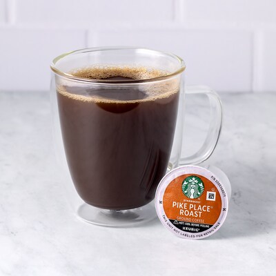 Starbucks Pike Place Coffee Keurig K-Cup Pods, Medium Roast, 72/Box (220-02158)
