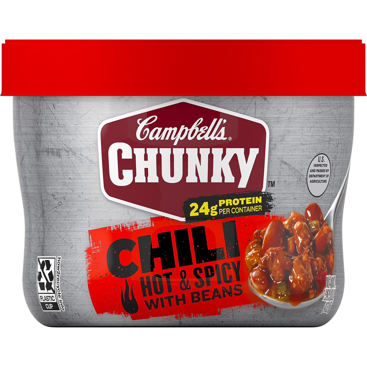 Campbells Spicy Chili Soup, 15.25 oz., 8/Box (351-00013)