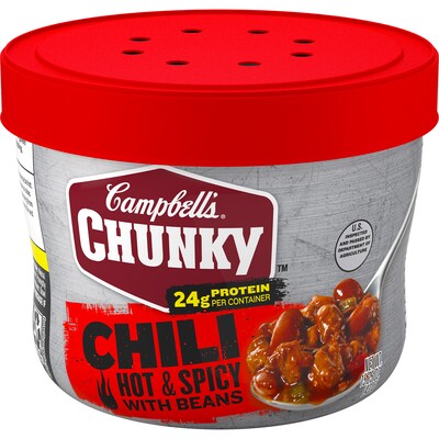 Campbell's Spicy Chili Soup, 15.25 oz., 8/Box (351-00013)